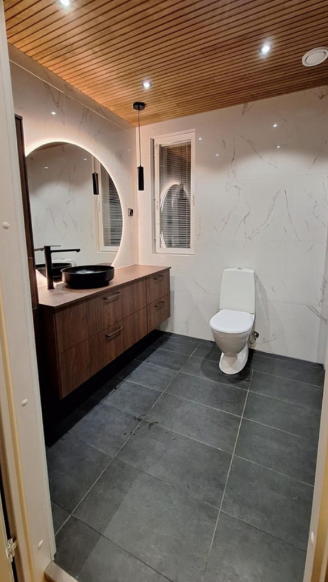 Vannitoa remont - valmis tulemus